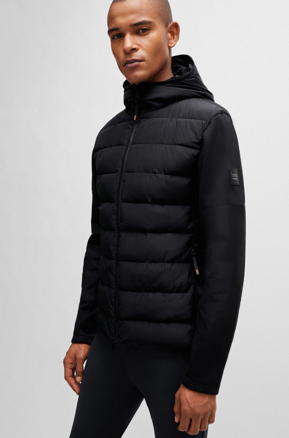 Boss Jeff Hybrid Mens Puffer Jacket