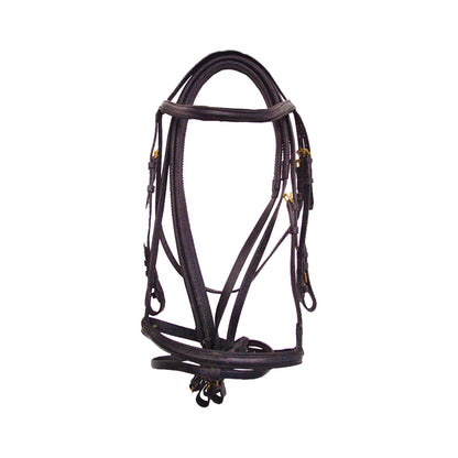 DERBY BRIDLE WITH RUBBER REINS.