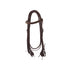 WESTERN BRIDLE STRAIGHT BROWBAND BASKET OR FLOWER TOOLING.