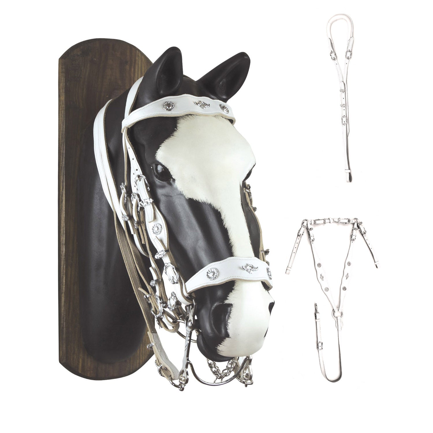 PORTUGUESE LEATHER SET AMARANTE.