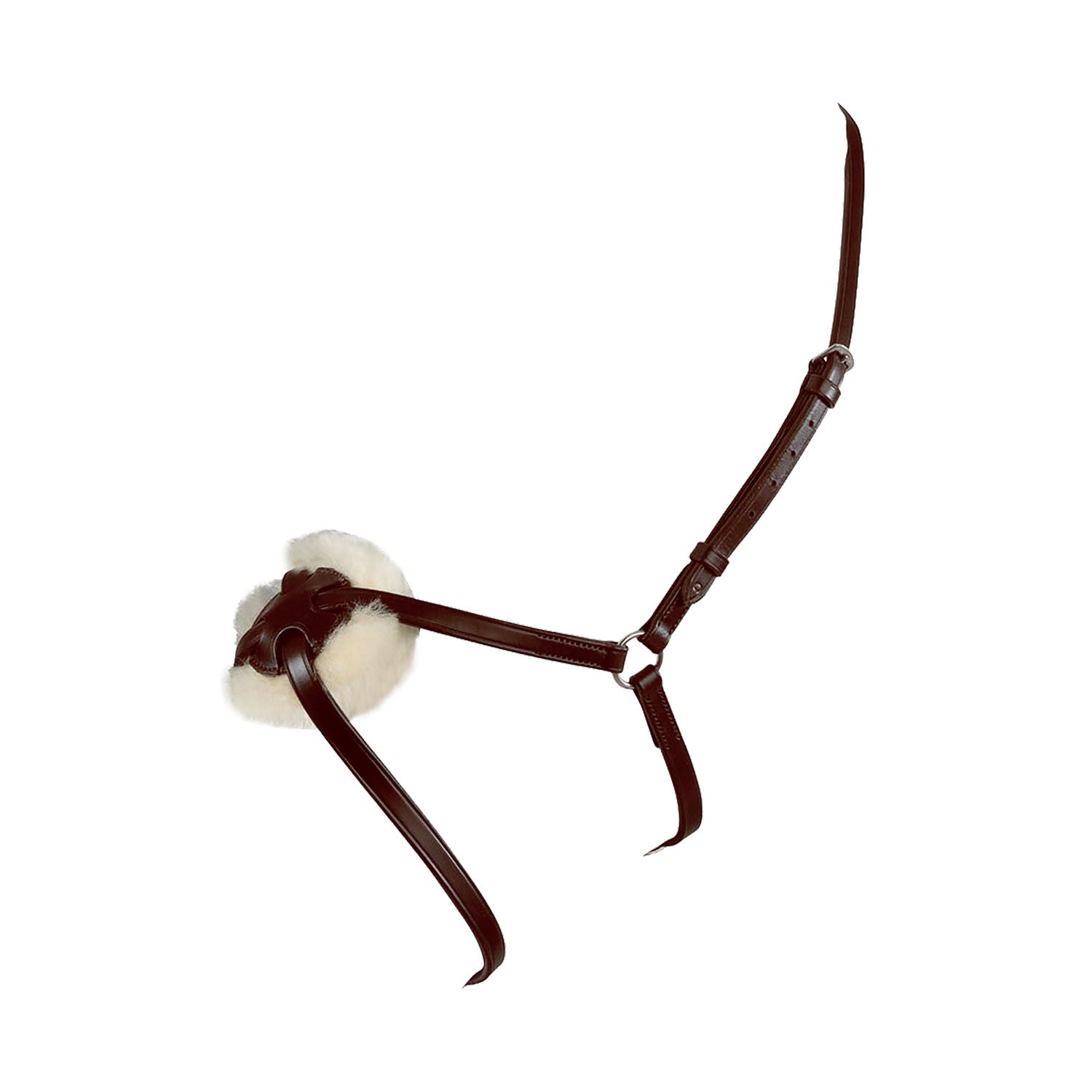 Leather figure eight noseband bridle.
