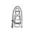 SUPREME BRIDLE WITH RAISED BROWBAND.