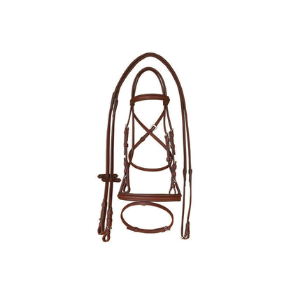 SUPREME BRIDLE WITH RAISED BROWBAND.