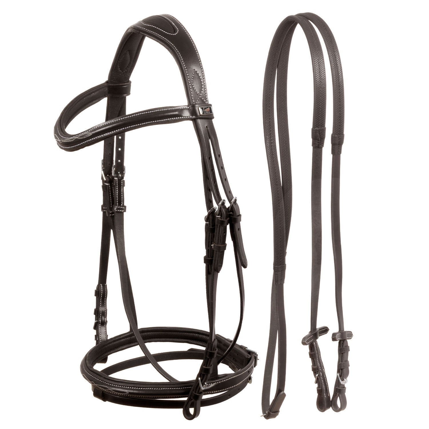 SUPREME BRIDLE STITCHING MODEL W/REINS.