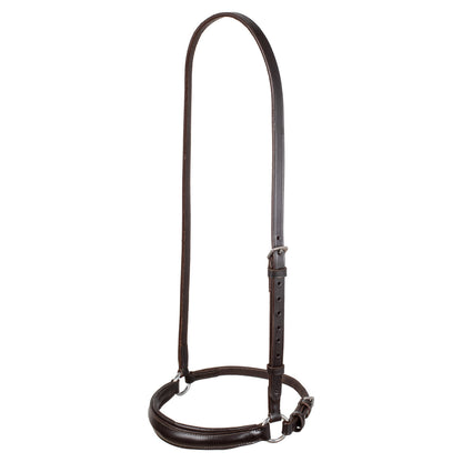 Leather German style noseband bridle.