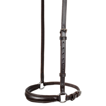 Leather German style noseband bridle
