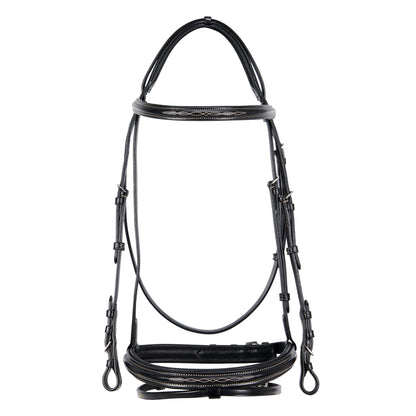 Leather English bridle with embroideries NEW