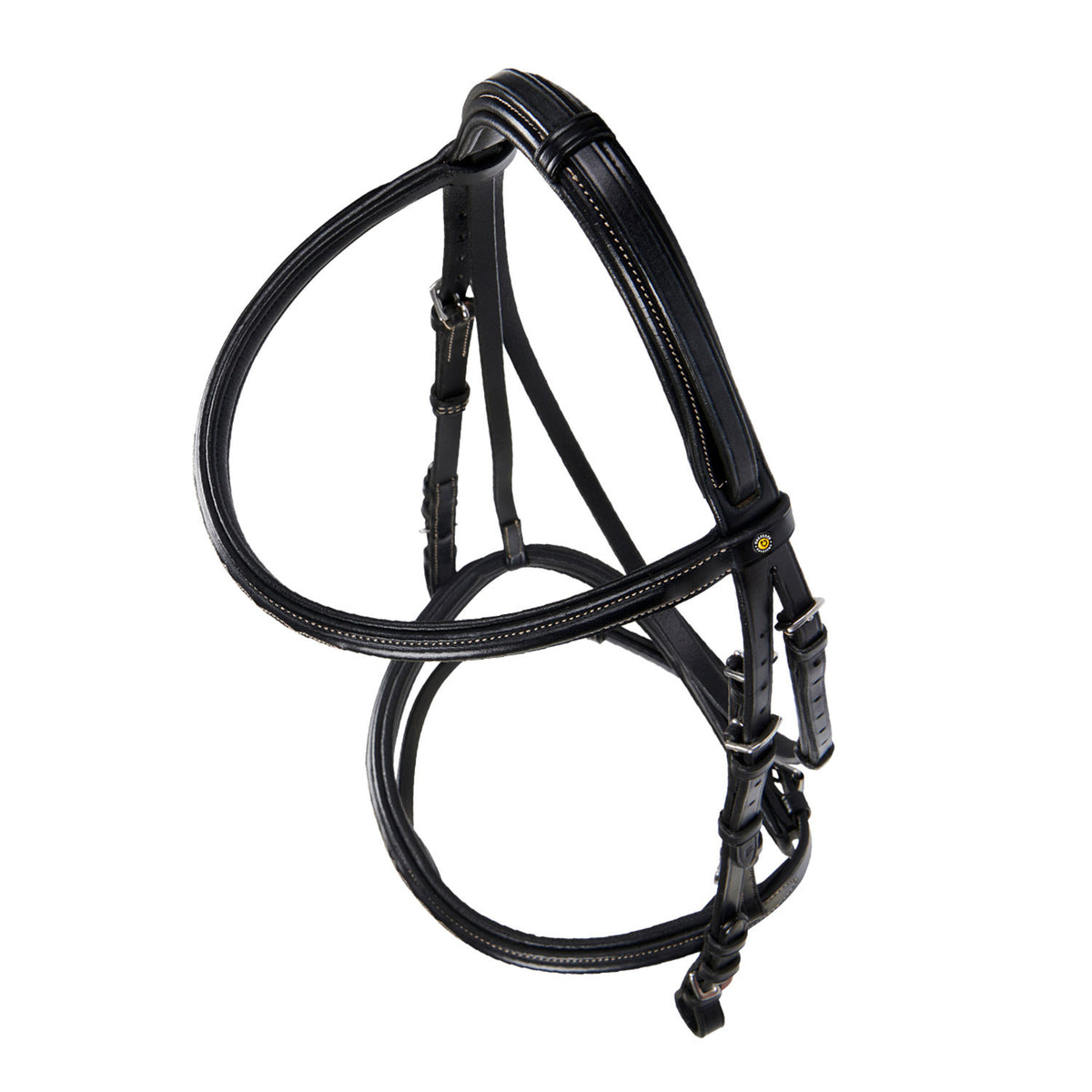 Leather English bridle with embroideries NEW