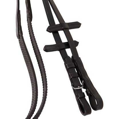 Leather English bridle with embroideries NEW