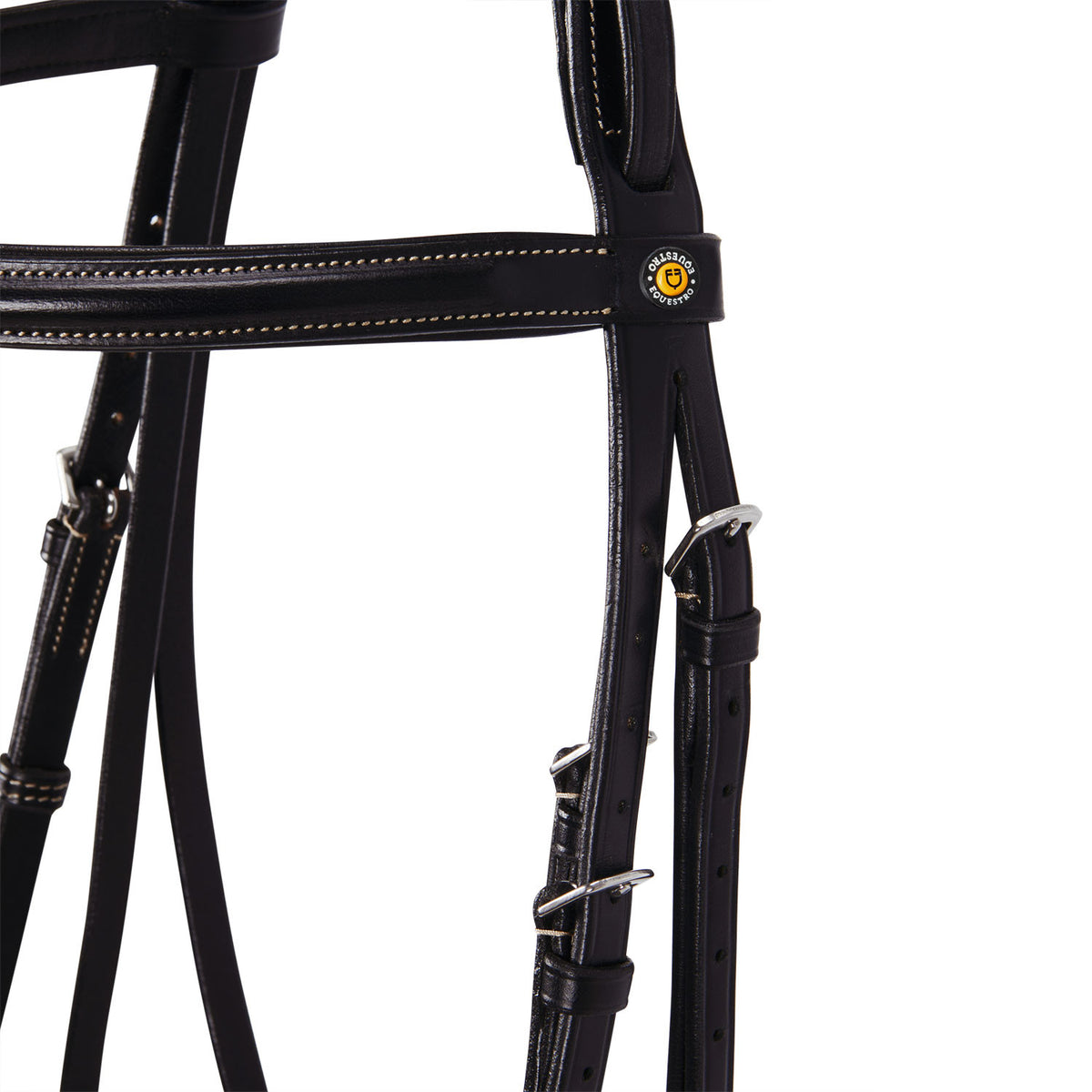 Leather English bridle with embroideries NEW