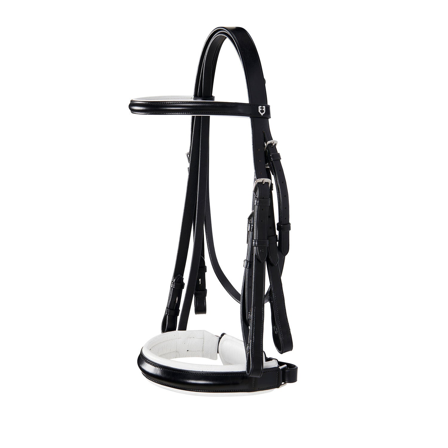 Dressage smooth leather bridle.