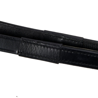 Dressage smooth leather bridle