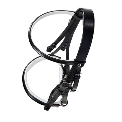 Dressage smooth leather bridle