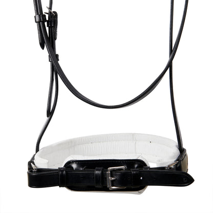 Dressage smooth leather bridle