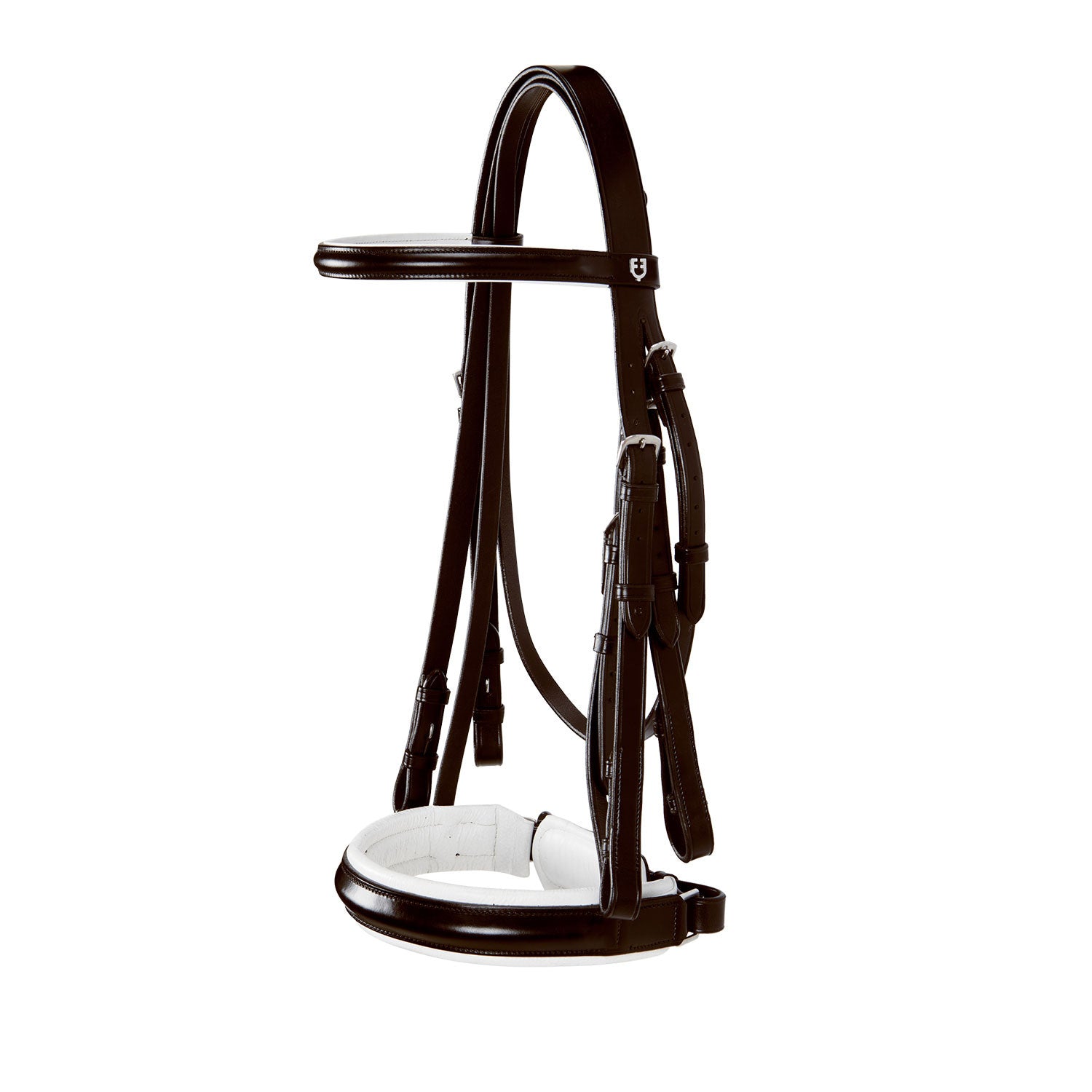 Dressage smooth leather bridle.