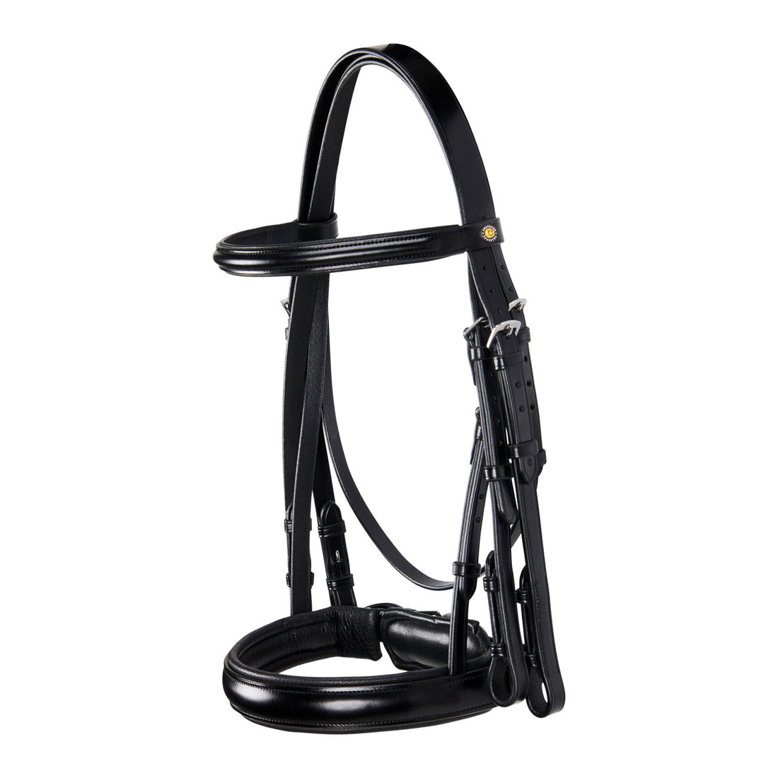 LEATHER DRESSAGE BRIDLE.