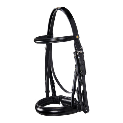 LEATHER DRESSAGE BRIDLE.