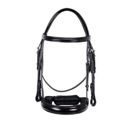 Leather dressage bridle