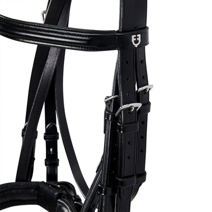 Leather dressage bridle