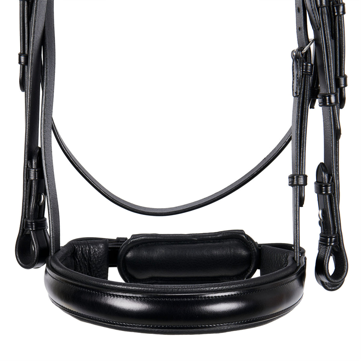 Leather dressage bridle