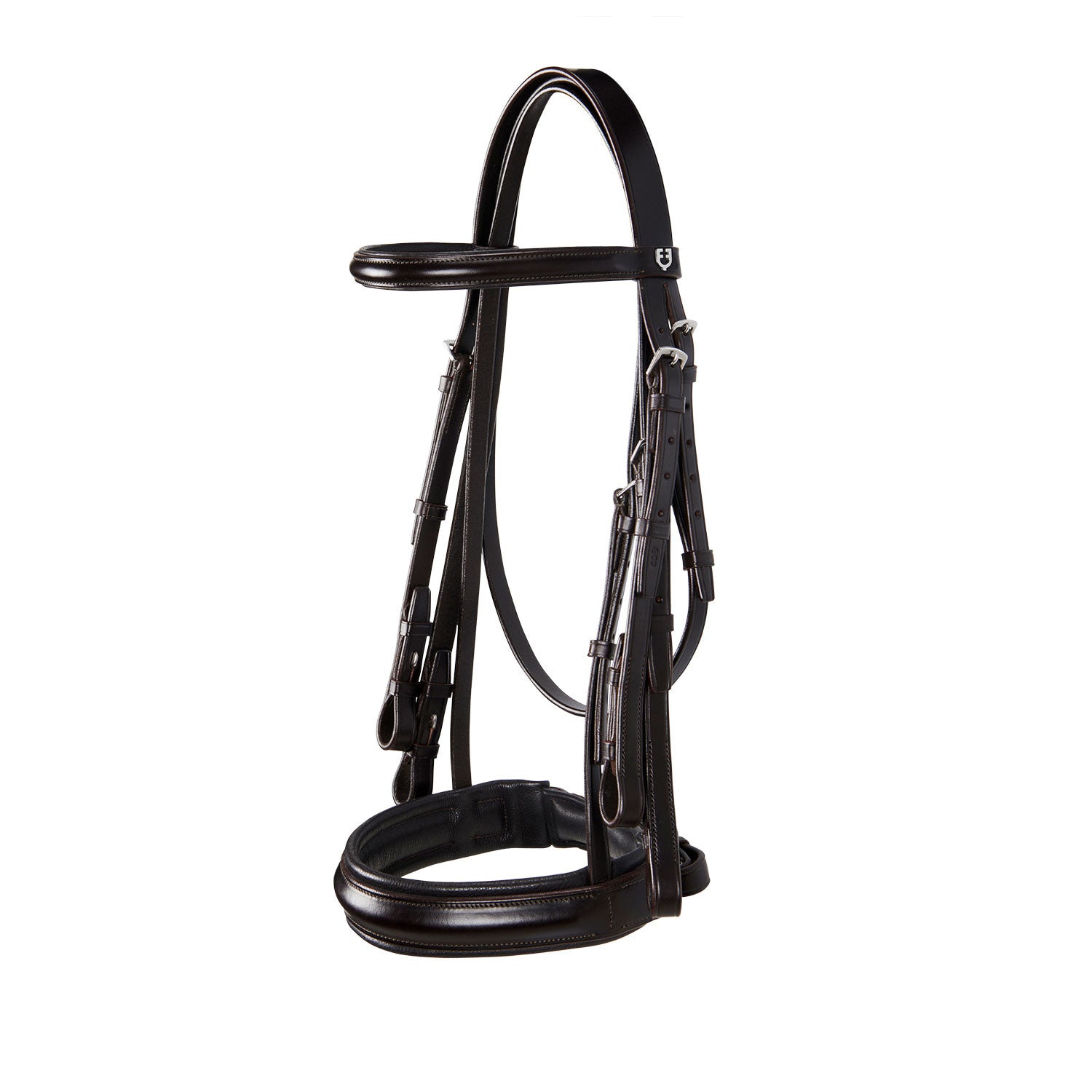 Leather dressage bridle.
