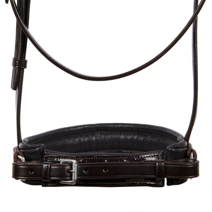 Leather dressage bridle