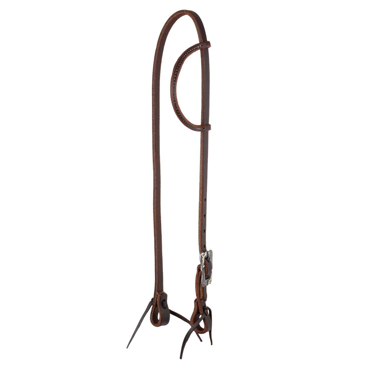 SINGLE ADJ BROWBAND WESTERN BRIDLE.