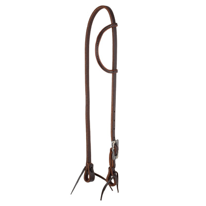 SINGLE ADJ BROWBAND WESTERN BRIDLE.
