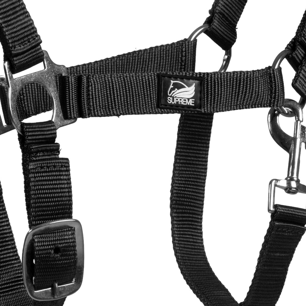 FOAL HALTER WITH DOUBLE ADJUSTMENT AND SNAP HOOK