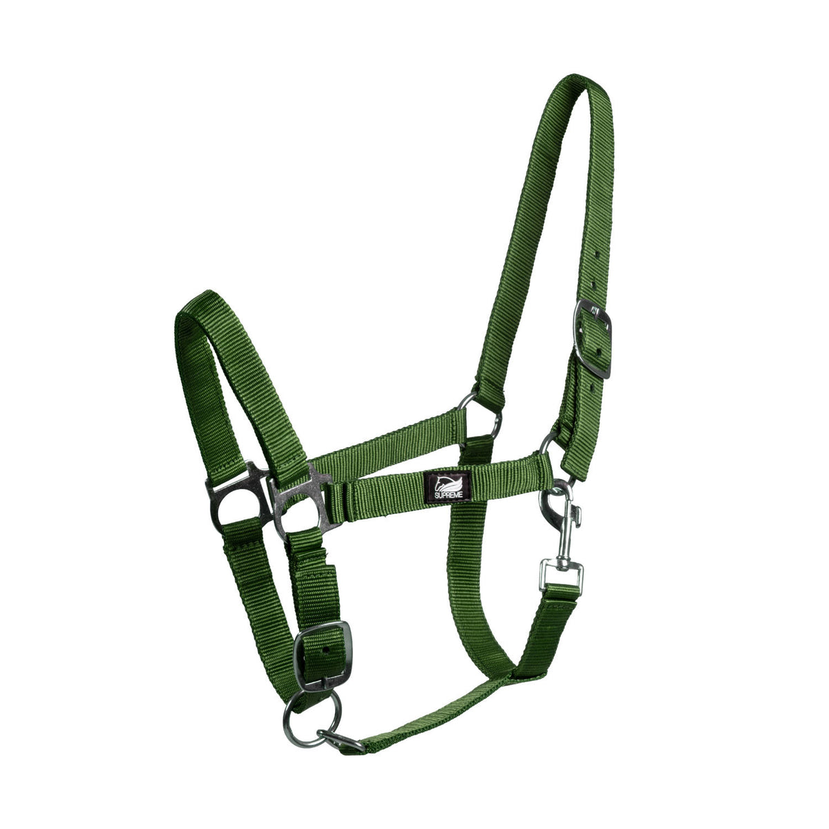 FOAL HALTER WITH DOUBLE ADJUSTMENT AND SNAP HOOK