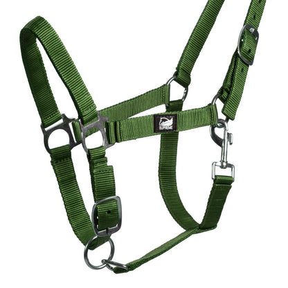 FOAL HALTER WITH DOUBLE ADJUSTMENT AND SNAP HOOK