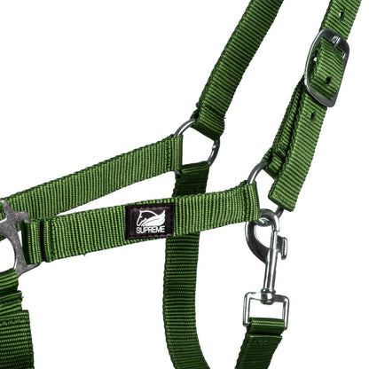 FOAL HALTER WITH DOUBLE ADJUSTMENT AND SNAP HOOK