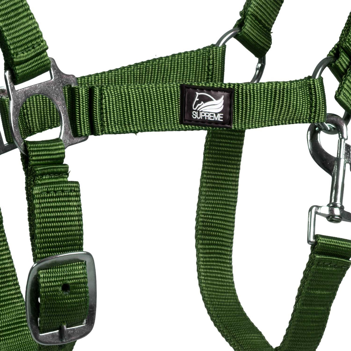 FOAL HALTER WITH DOUBLE ADJUSTMENT AND SNAP HOOK