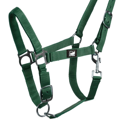 FOAL HALTER WITH DOUBLE ADJUSTMENT AND SNAP HOOK