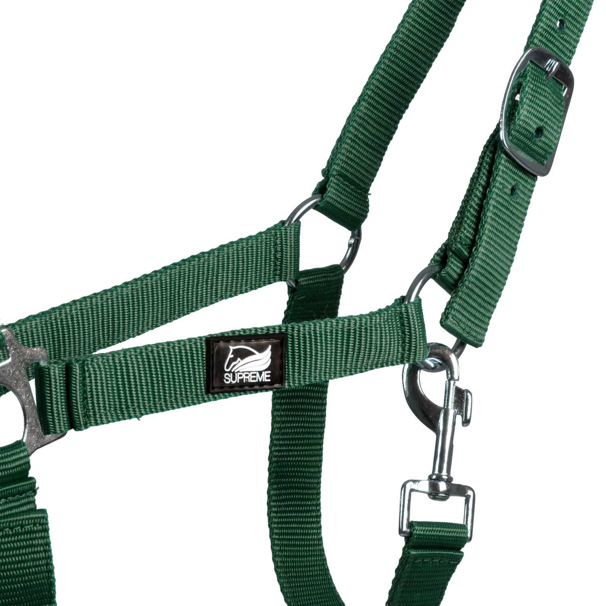 FOAL HALTER WITH DOUBLE ADJUSTMENT AND SNAP HOOK