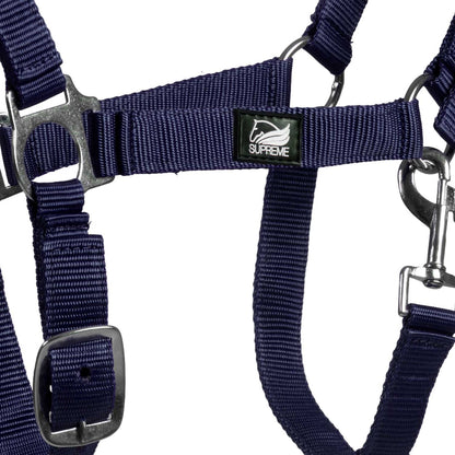 FOAL HALTER WITH DOUBLE ADJUSTMENT AND SNAP HOOK