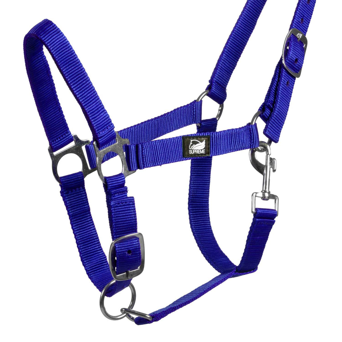 FOAL HALTER WITH DOUBLE ADJUSTMENT AND SNAP HOOK