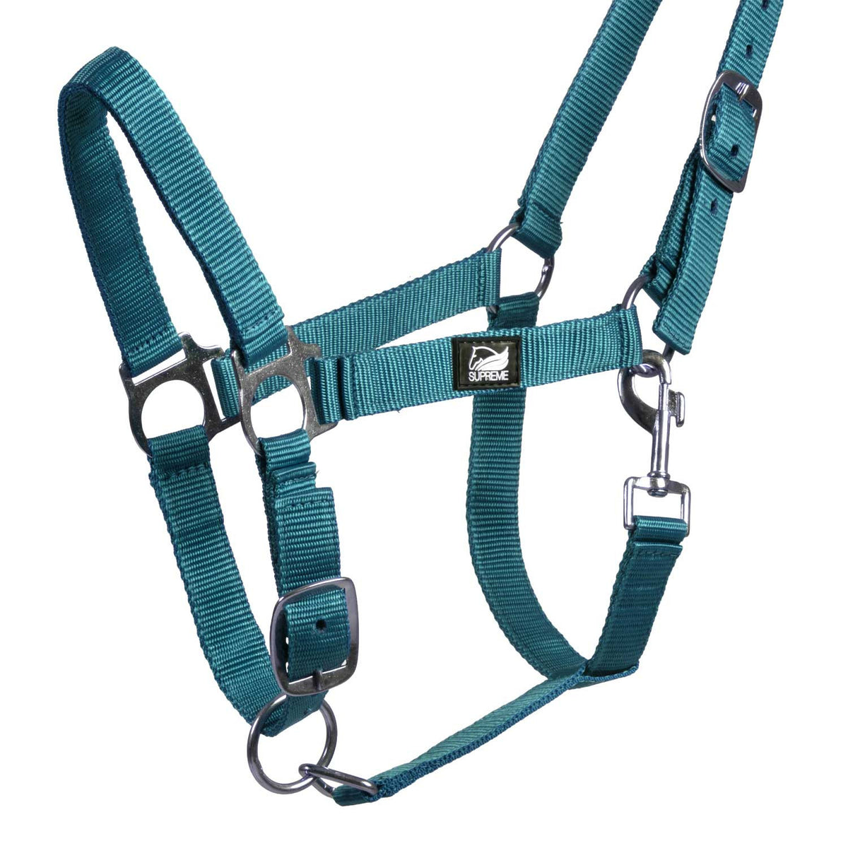 FOAL HALTER WITH DOUBLE ADJUSTMENT AND SNAP HOOK