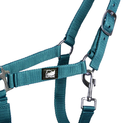FOAL HALTER WITH DOUBLE ADJUSTMENT AND SNAP HOOK