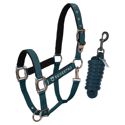 Padded double adjustment headcollar.
