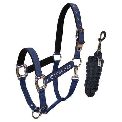 Padded double adjustment headcollar.