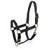 NYLON HALTER WITH LEATHER REINFORCEMENT.