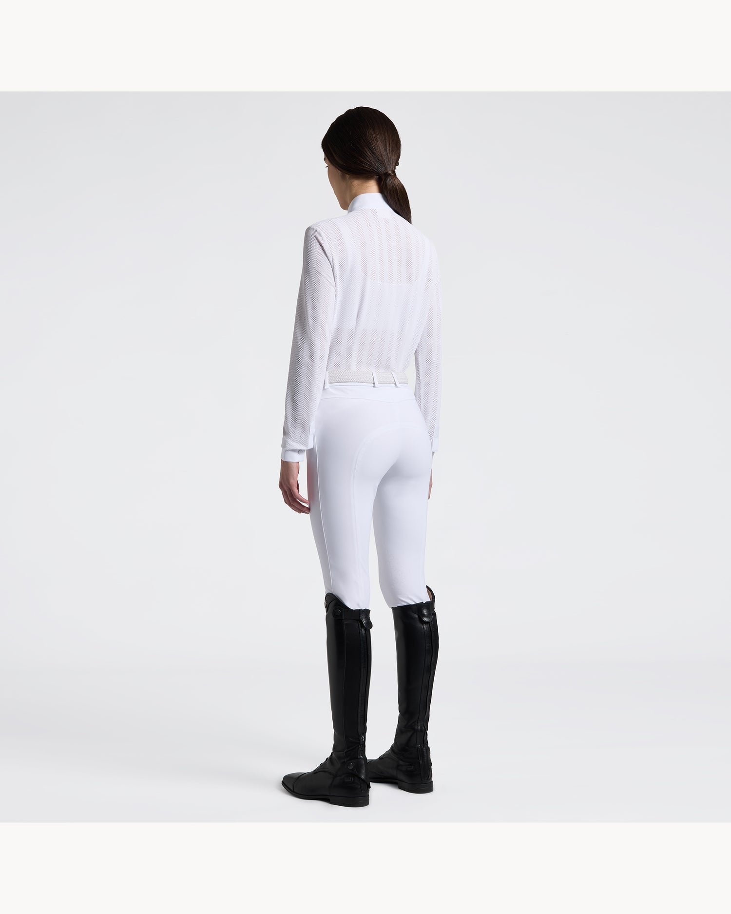 Cavalleria Toscana CT Ladies Jacquard Jersey Long-Sleeved Competition Shirt