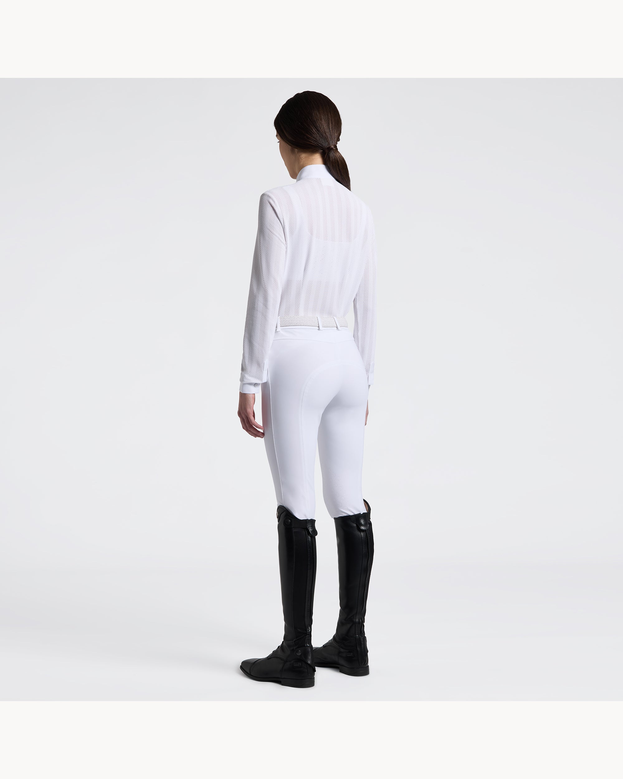 Cavalleria Toscana CT Ladies Jacquard Jersey Long-Sleeved Competition Shirt