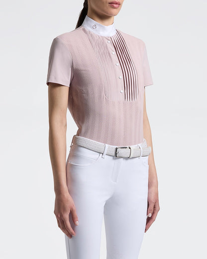 Cavalleria Toscana CT Ladies Jacquard Jersey SS Competition Shirt