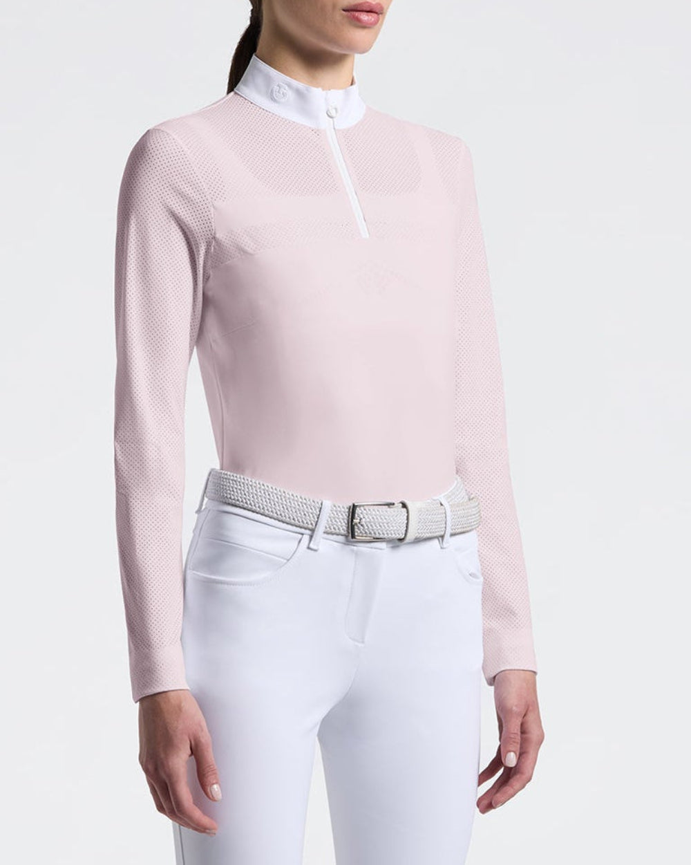 Cavalleria Toscana CT Ladies Perforated Long-Sleeved Competition Shirt