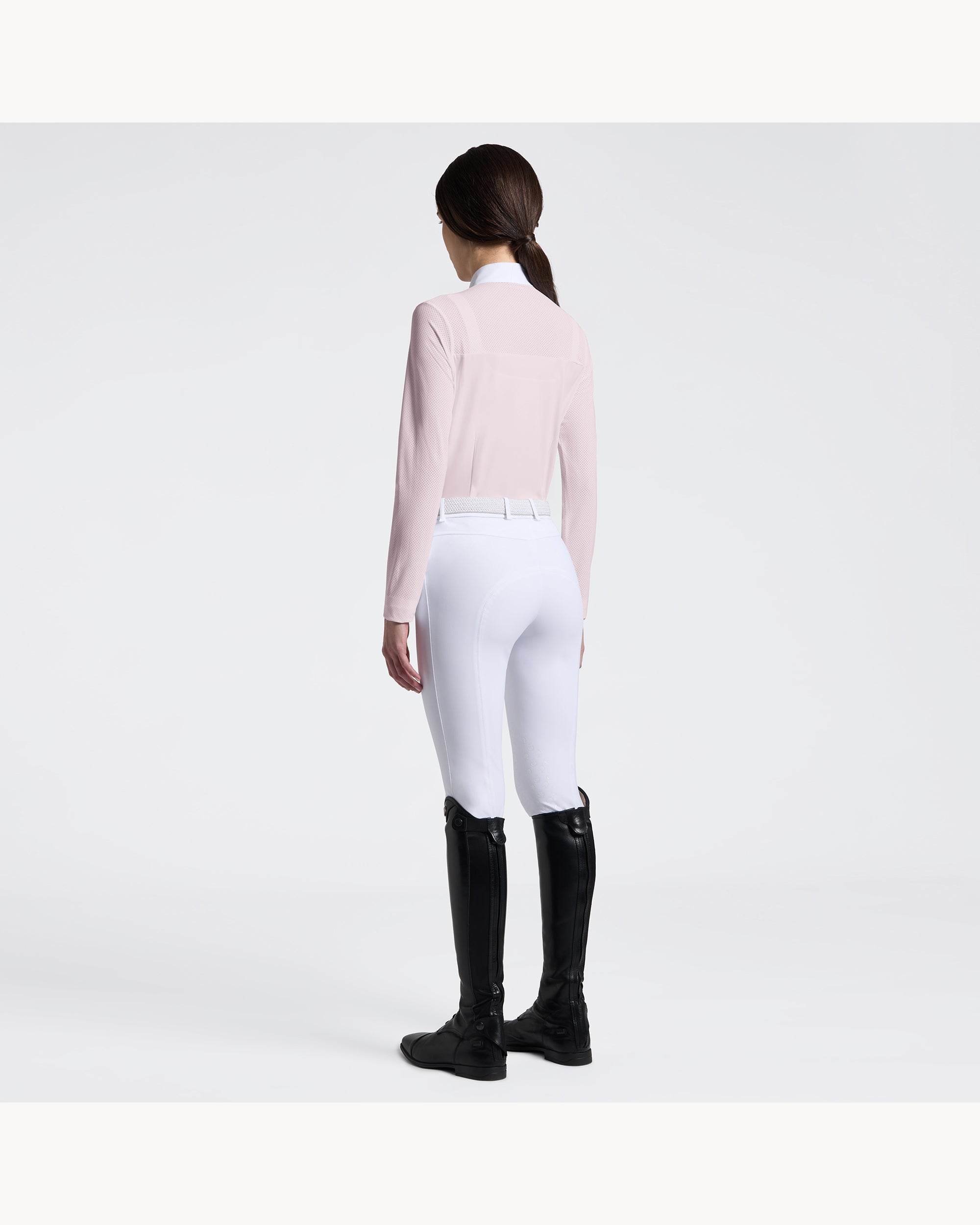 Cavalleria Toscana CT Ladies Perforated Long-Sleeved Competition Shirt