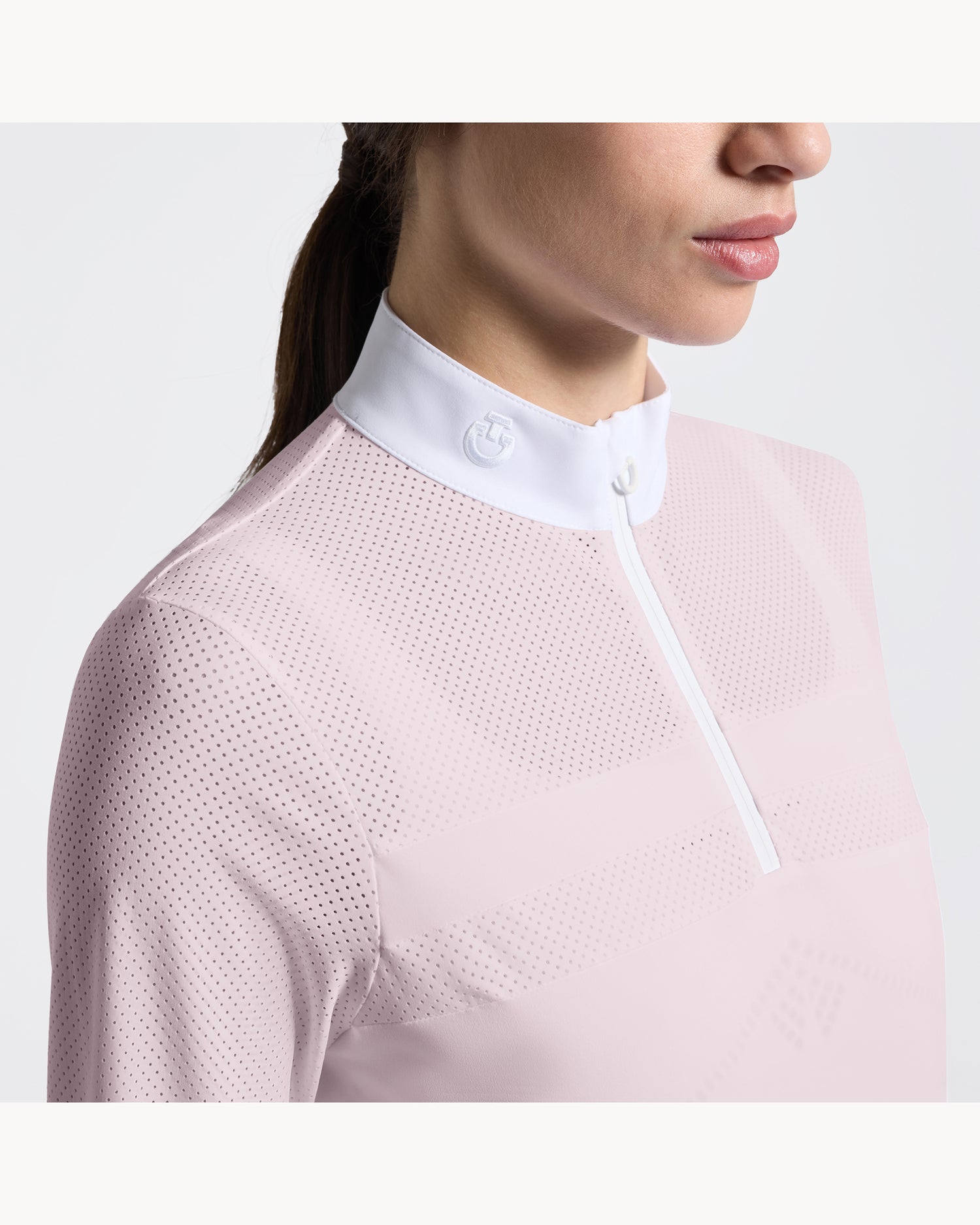 Cavalleria Toscana CT Ladies Perforated Long-Sleeved Competition Shirt