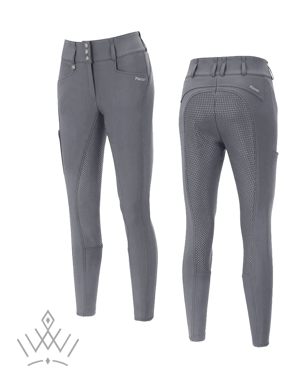 Pikeur Candela Full Grip Ladies Breeches *Limited Edition* Platinum Grey