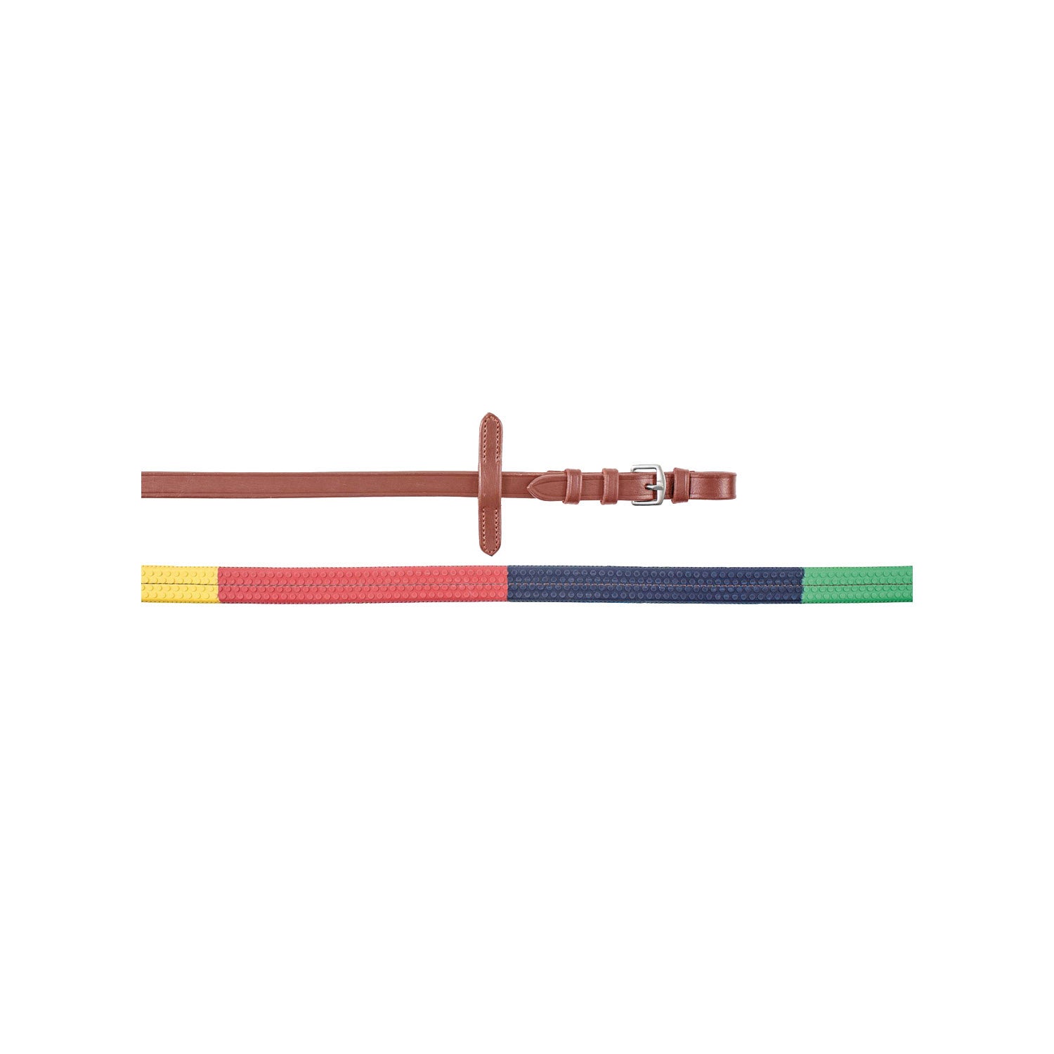 MULTICOLOR RUBBER REINS.